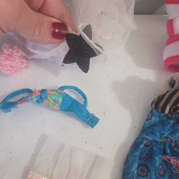 Vintage lot Mod Barbie Doll Clone Handmade Dresses Clothes PJ Swim Tops Bath - Picture 14 of 16